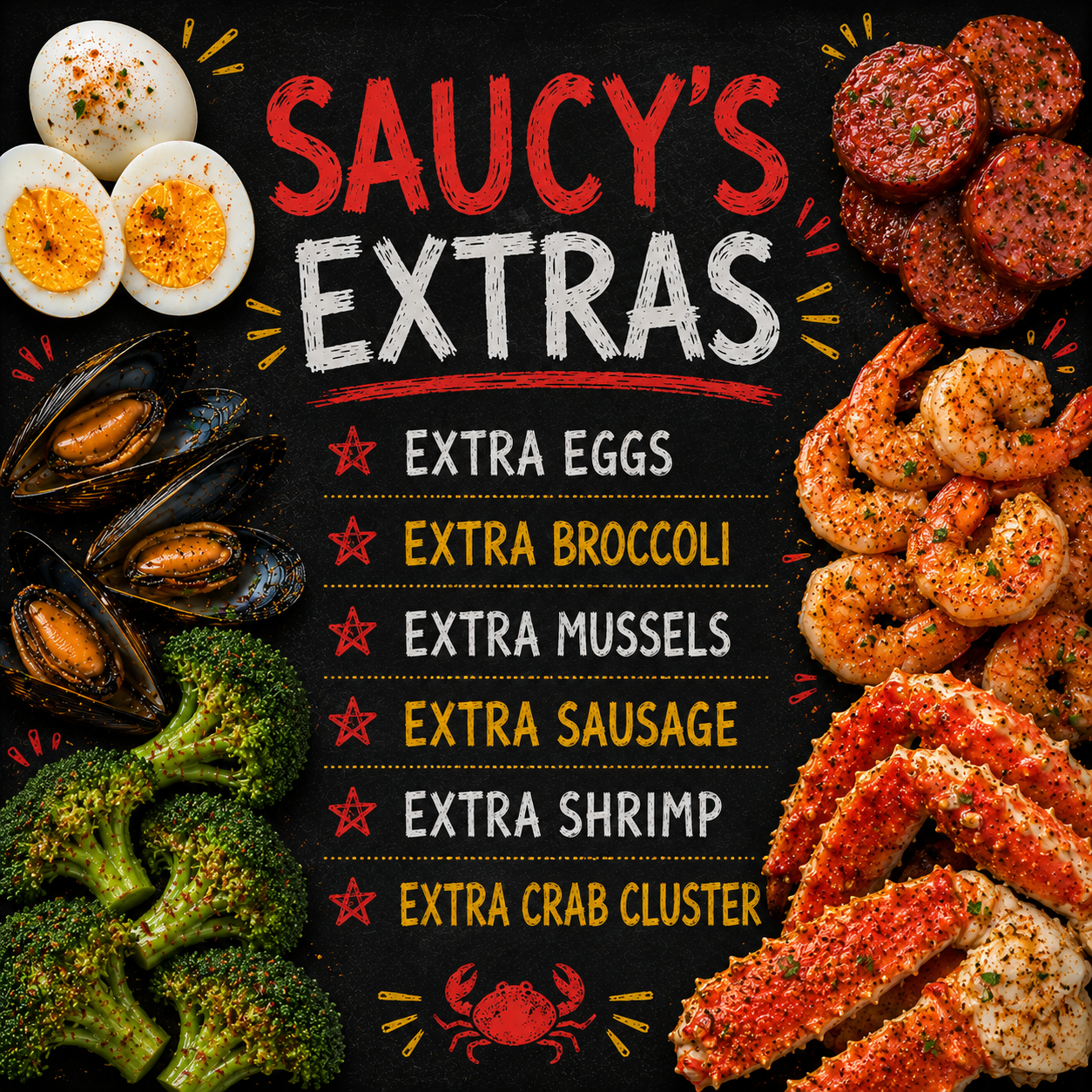 Saucy's Extras