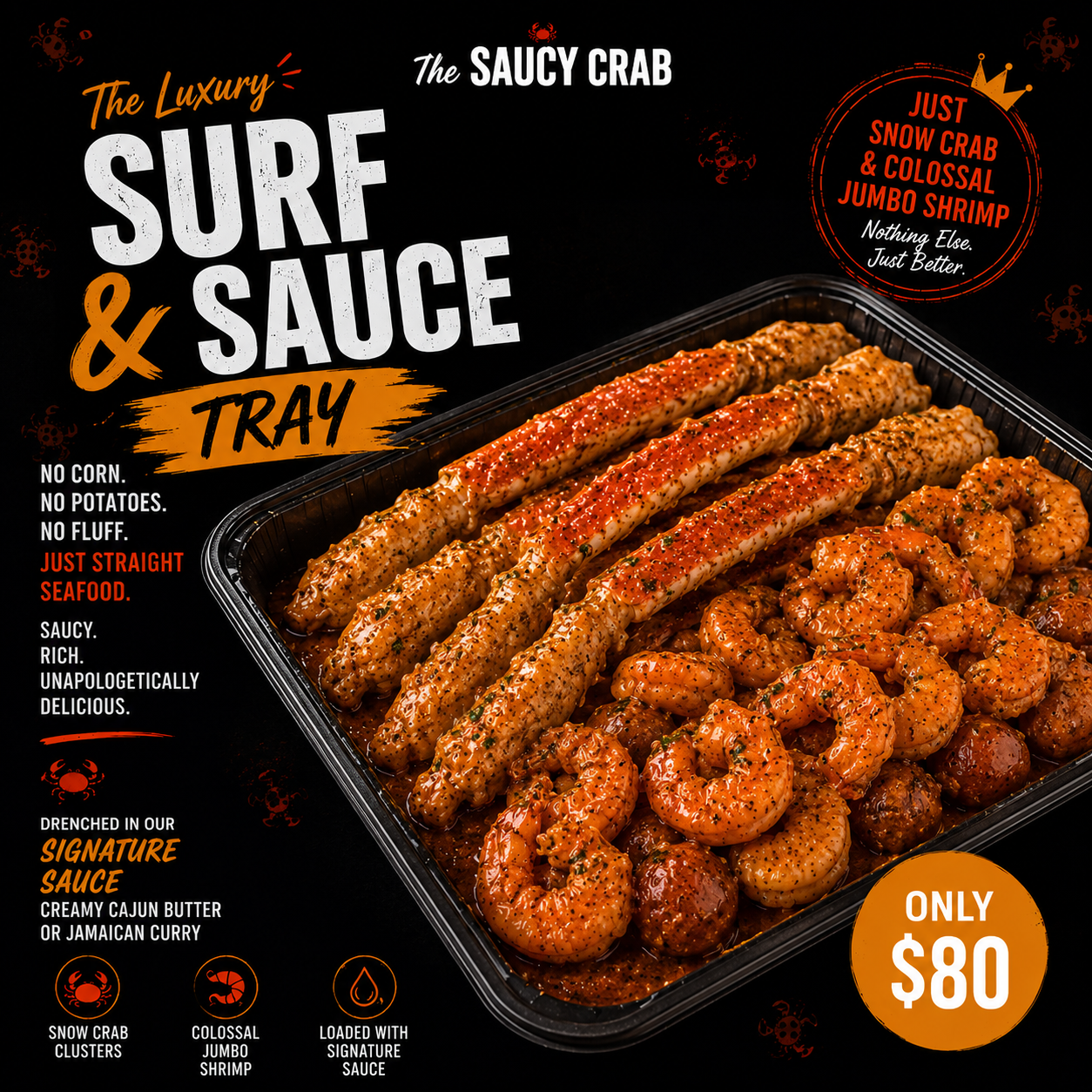 The Luxury Surf and Sauce